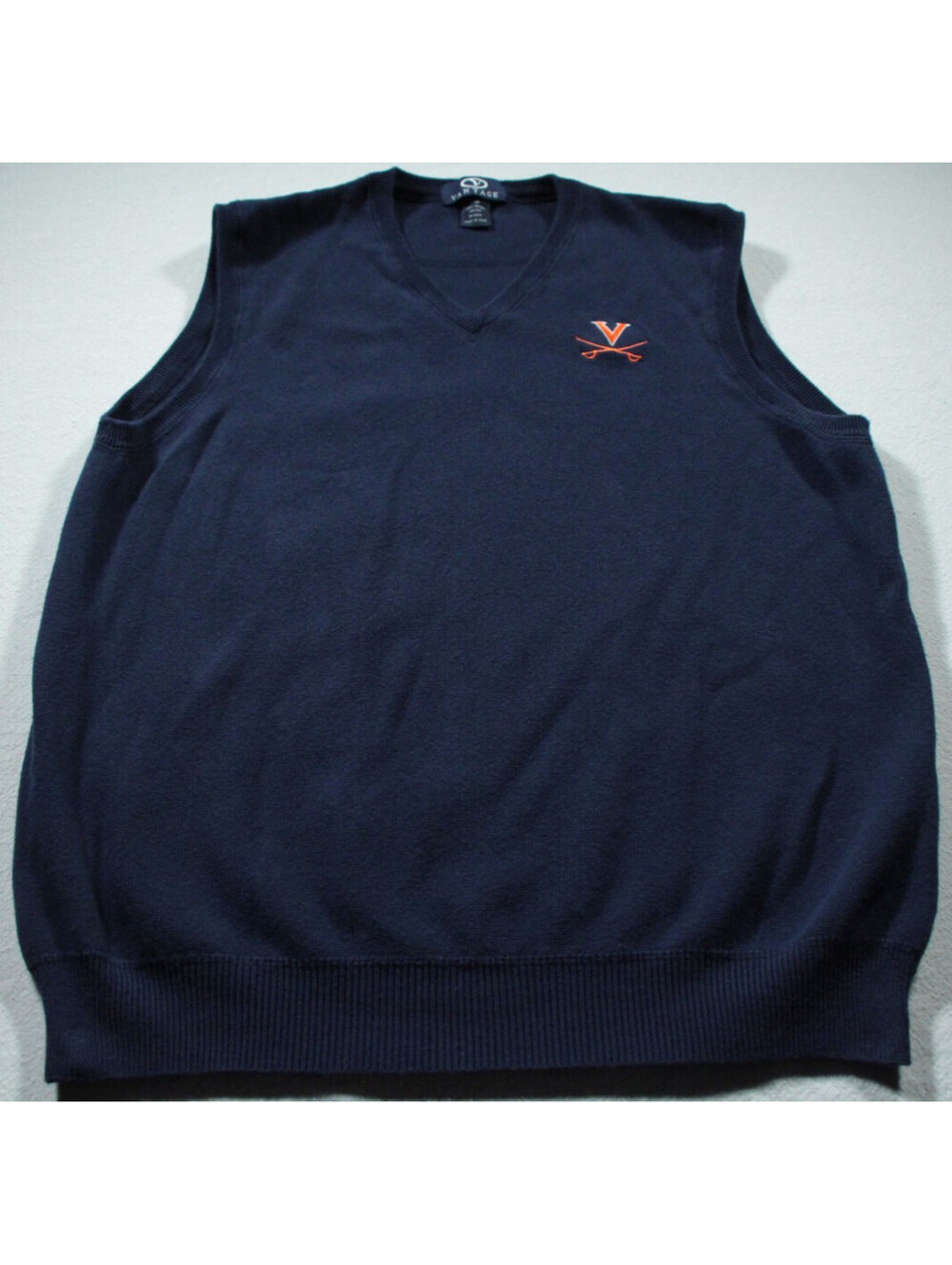 University of Virginia Cavaliers Sweater Vest Men's M Shirt